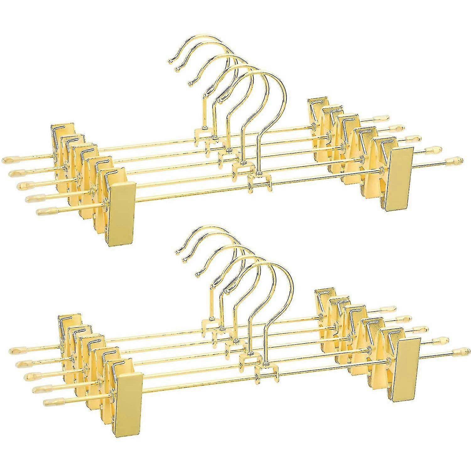 10Pcs Μεταλλικές Κρεμάστρες Παντελονιών 30.5cm για Ντουλάπα