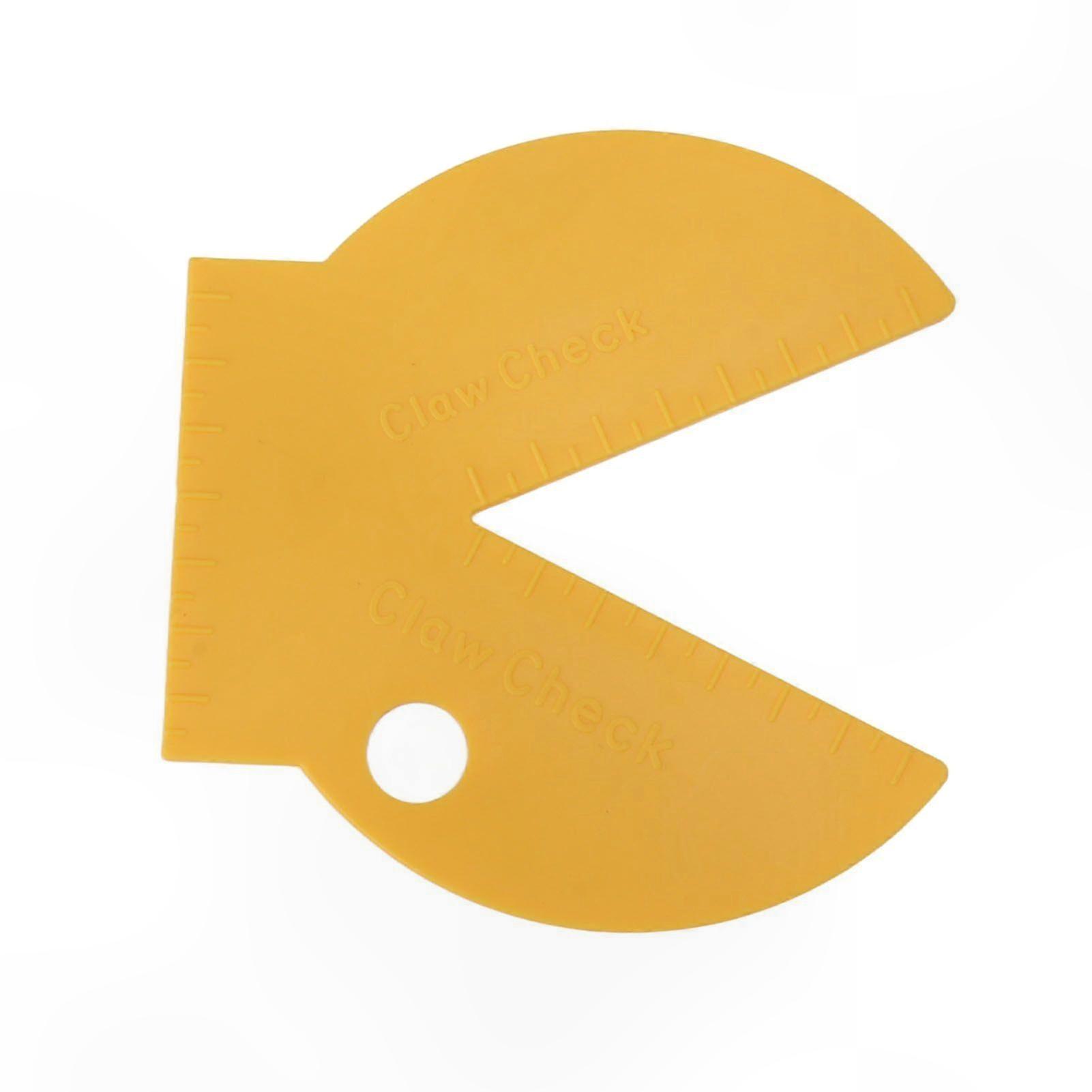 Cattle Hoof Measurement Tool for Farm Use - Durable Plastic Trimming Ruler