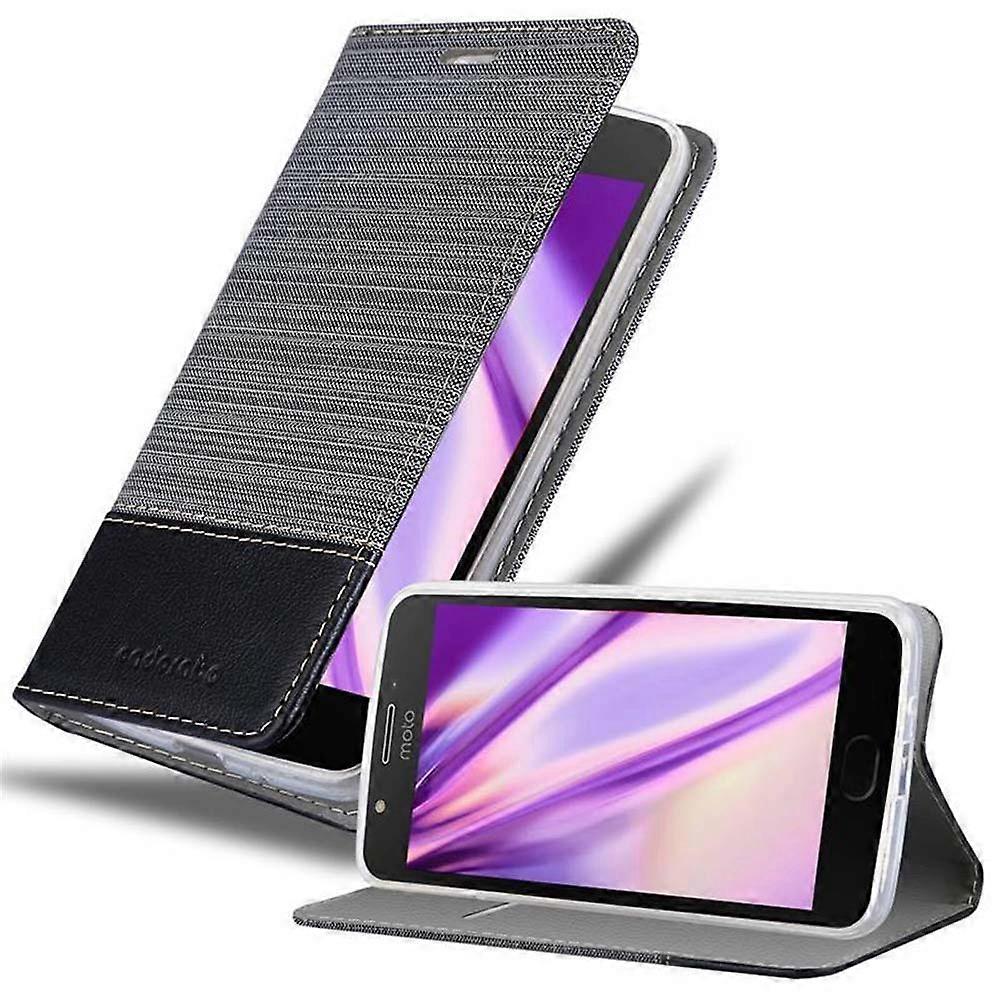Motorola MOTO E4 Protective Case - in jeans look and stand function