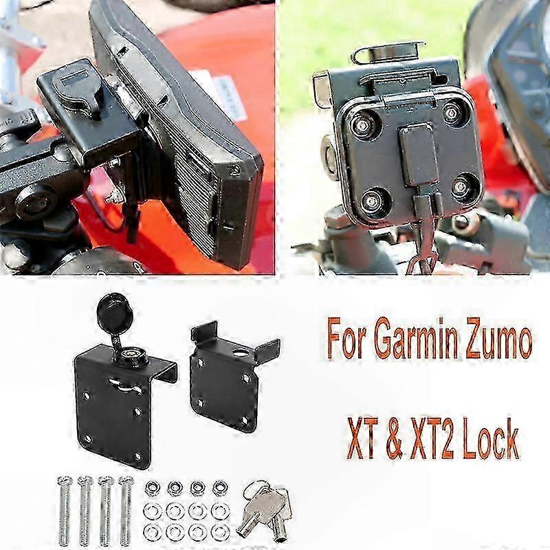 Aluminum GPS Lock Kit for Motorcycle Mounting - Secure Bracket for Zumo XT & XT2 Navigation Devices