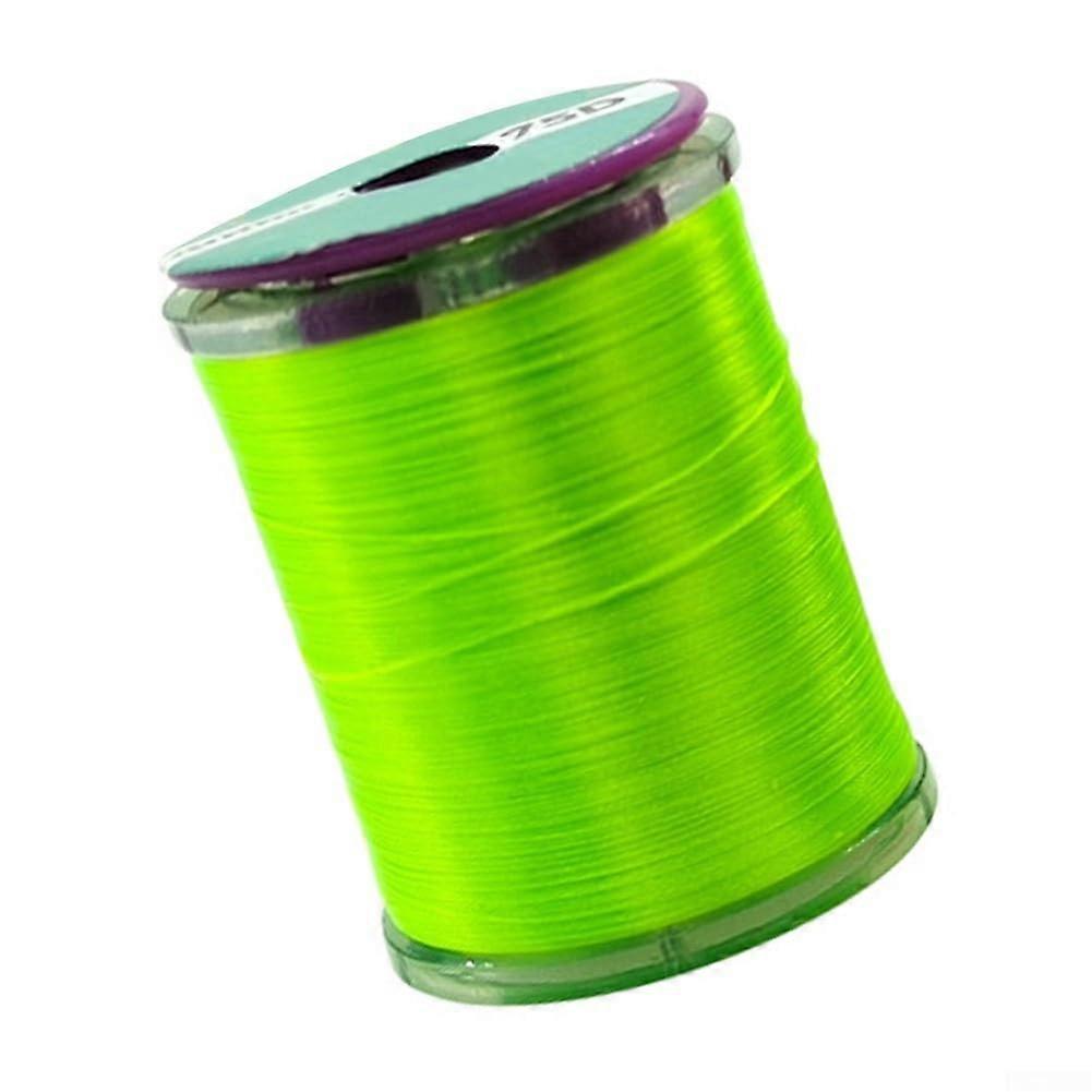 Plastic Fishing Sub Line 300m, 75D Thickness, Strong Tensile Strength, Green Color, Compatible with Standard Spool Holder