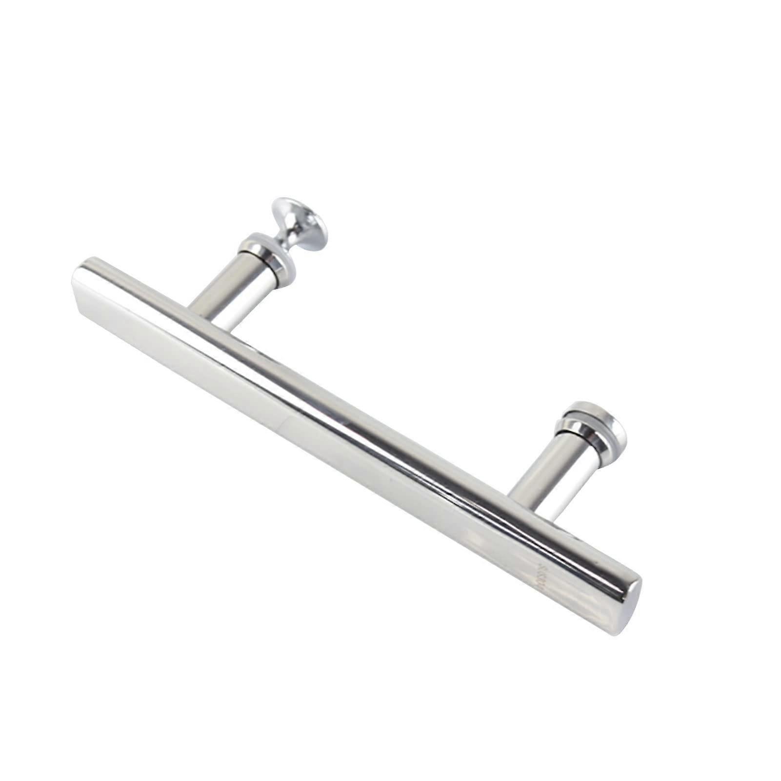 Push and Pull Glass Shower Door Handle Stainless Steel, 145mm Bathroom Grab Bar Rail, Replacement Door Knobs for Shower