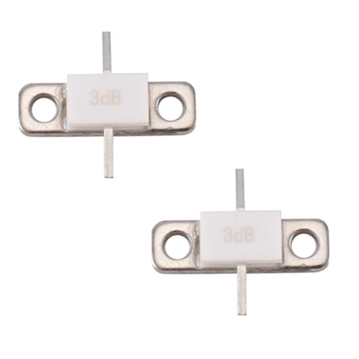 2Pcs 3DB Attenuator 100Watt ATTENUATORS FLANGED 100Watts 3DB DC-3GHz 50Ohms for Full Flange 50OHM DC-3.0Ghz LOW VSWR