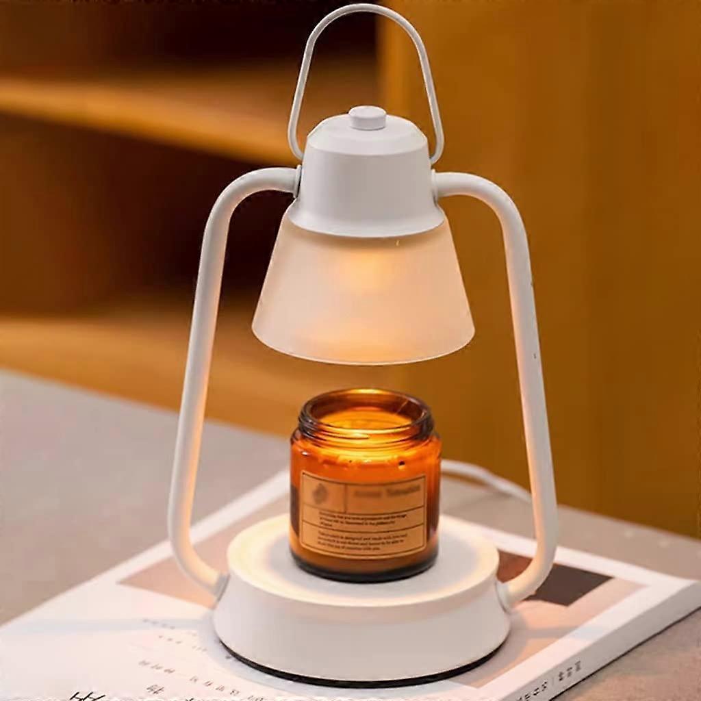 Candle Warmer Lamp Dimmable With Handle For Jar Candles 110V White Aromatic Candle Holder Home Decor