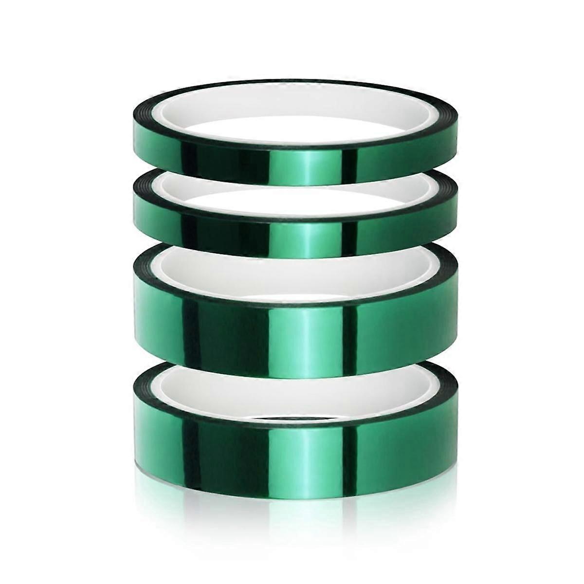 Thermal Tape,4Rolls of High Temperature Thermal Transfer Tape Thermal Tape for Sublimation,PCB Circ