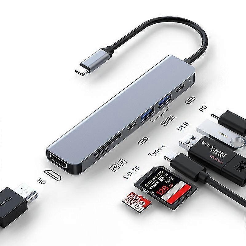 type-c docking station 3.0USB splitter 100M network port hub HUB computer docking station
