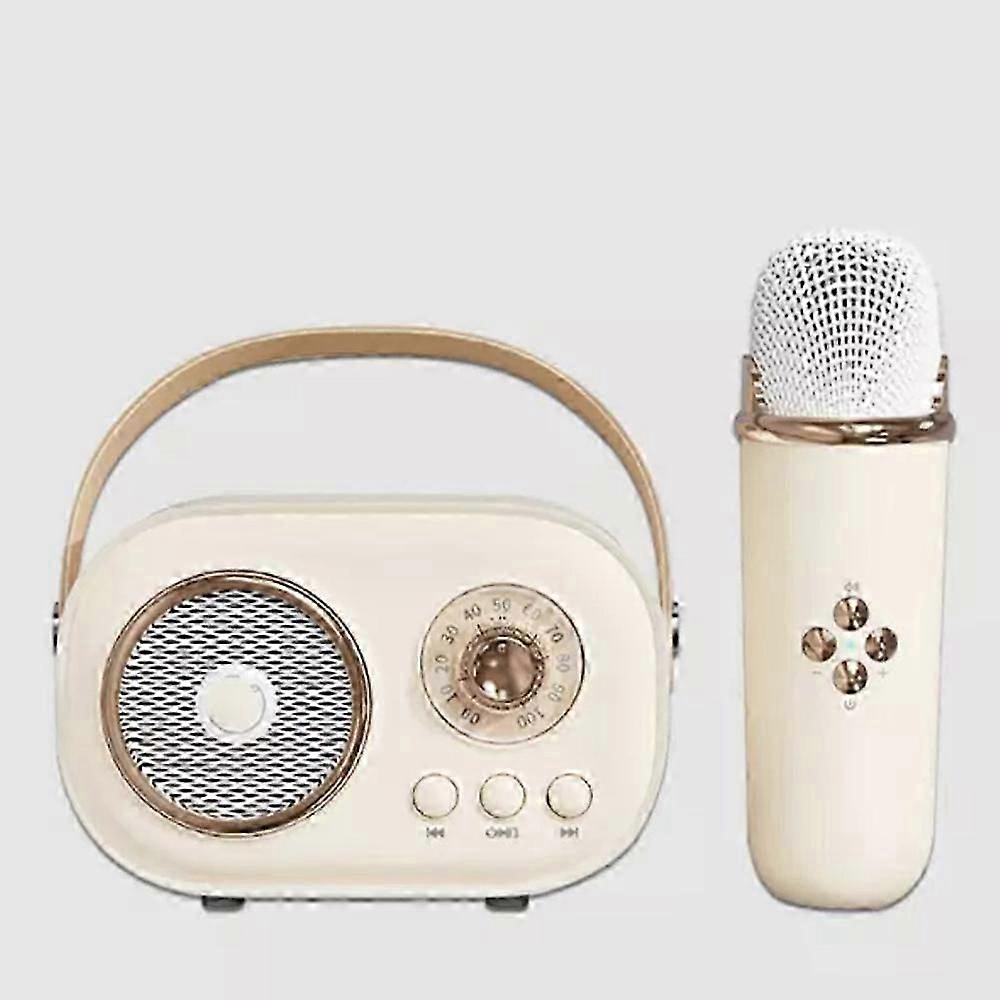 Gezellige huisluidspreker en microfoon, mini-karaokemachine draagbare Bluetooth-luidspreker