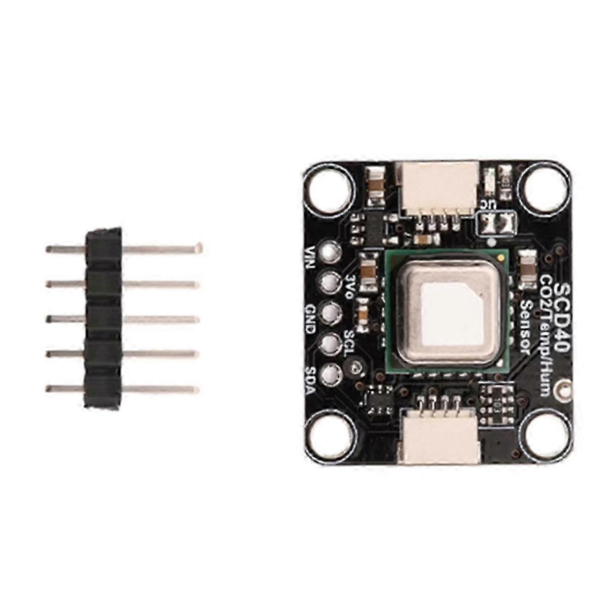 CO2 Carbon Dioxide Sensor Module with Temperature and Humidity Detection - I2C Communication for SCD40 Gas Sensor