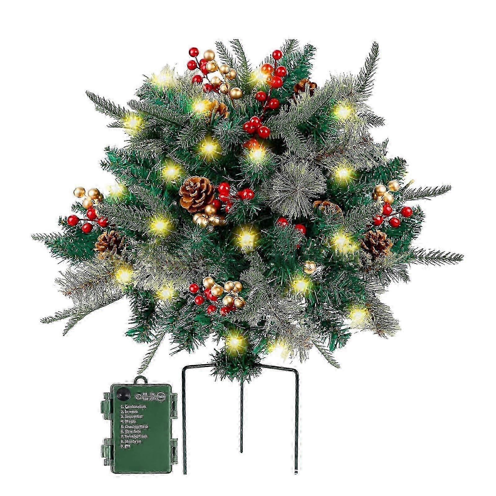 Grounded Christmas Decorations: Tree Ornaments & Beach Tree Decor for Festive Displays