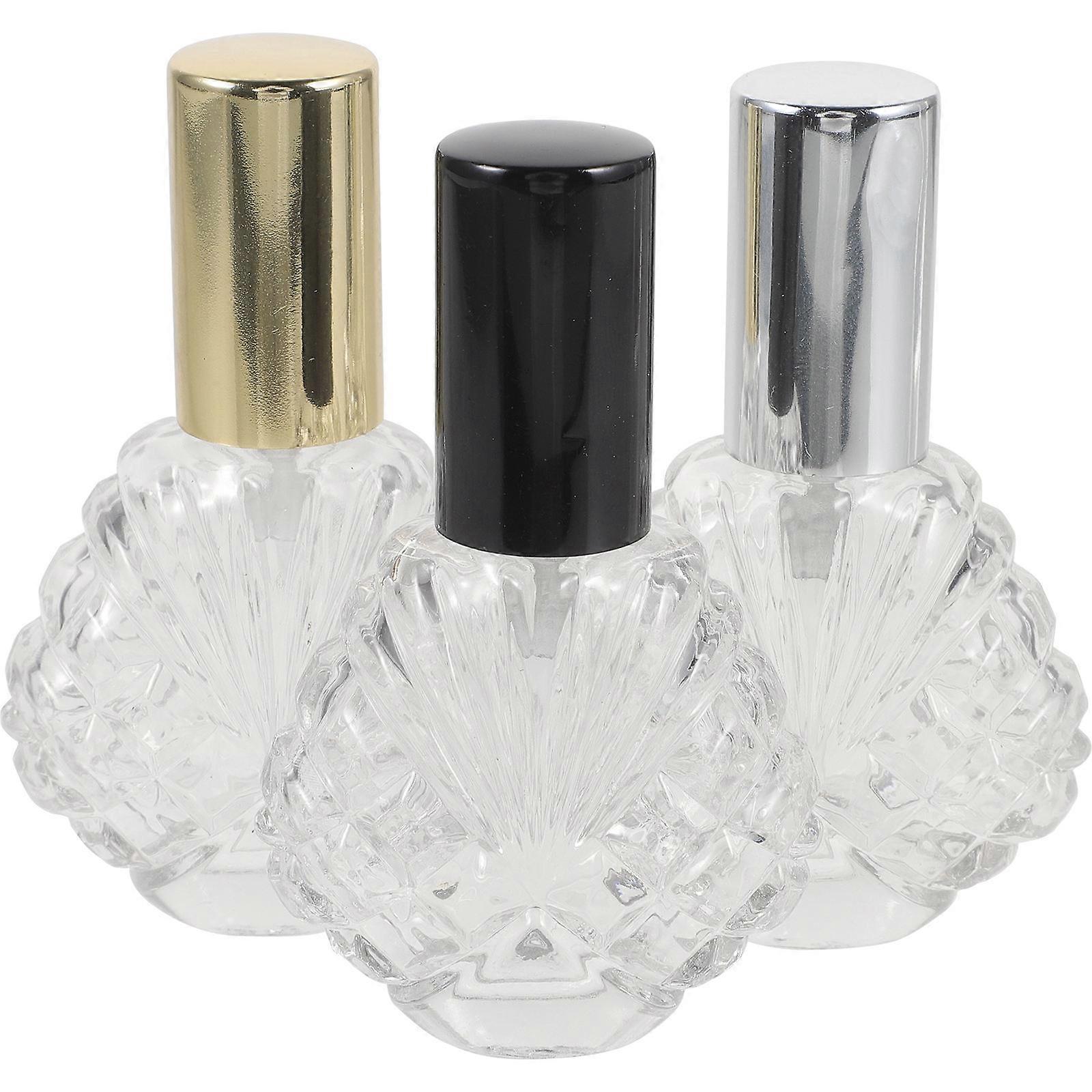 Refillable Perfume Bottle Glass Empty Bottles for Storage 12Pcs Assorted Color