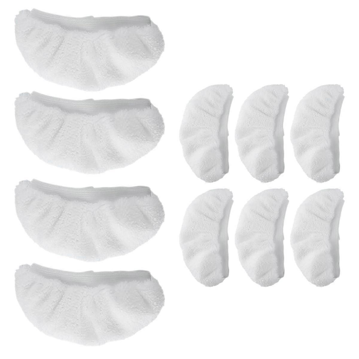 10 PCS Steam Cleaner Accessories,Universal Reusable Steam Mop Pads, Steam Shot Attachments Handheld Steam Cleaner