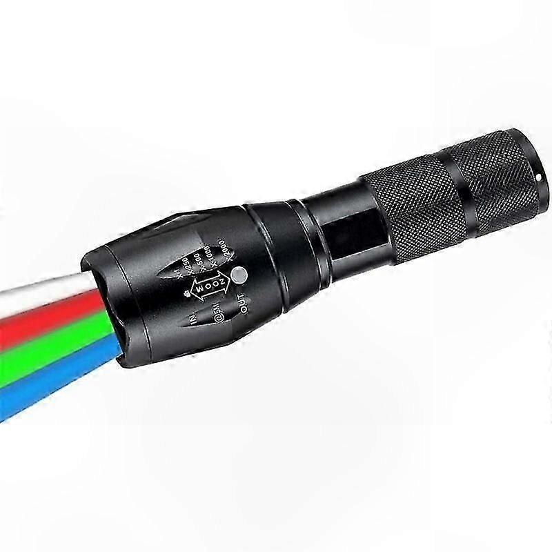 4-in-1 Multi-Color Flashlight for Outdoor Use