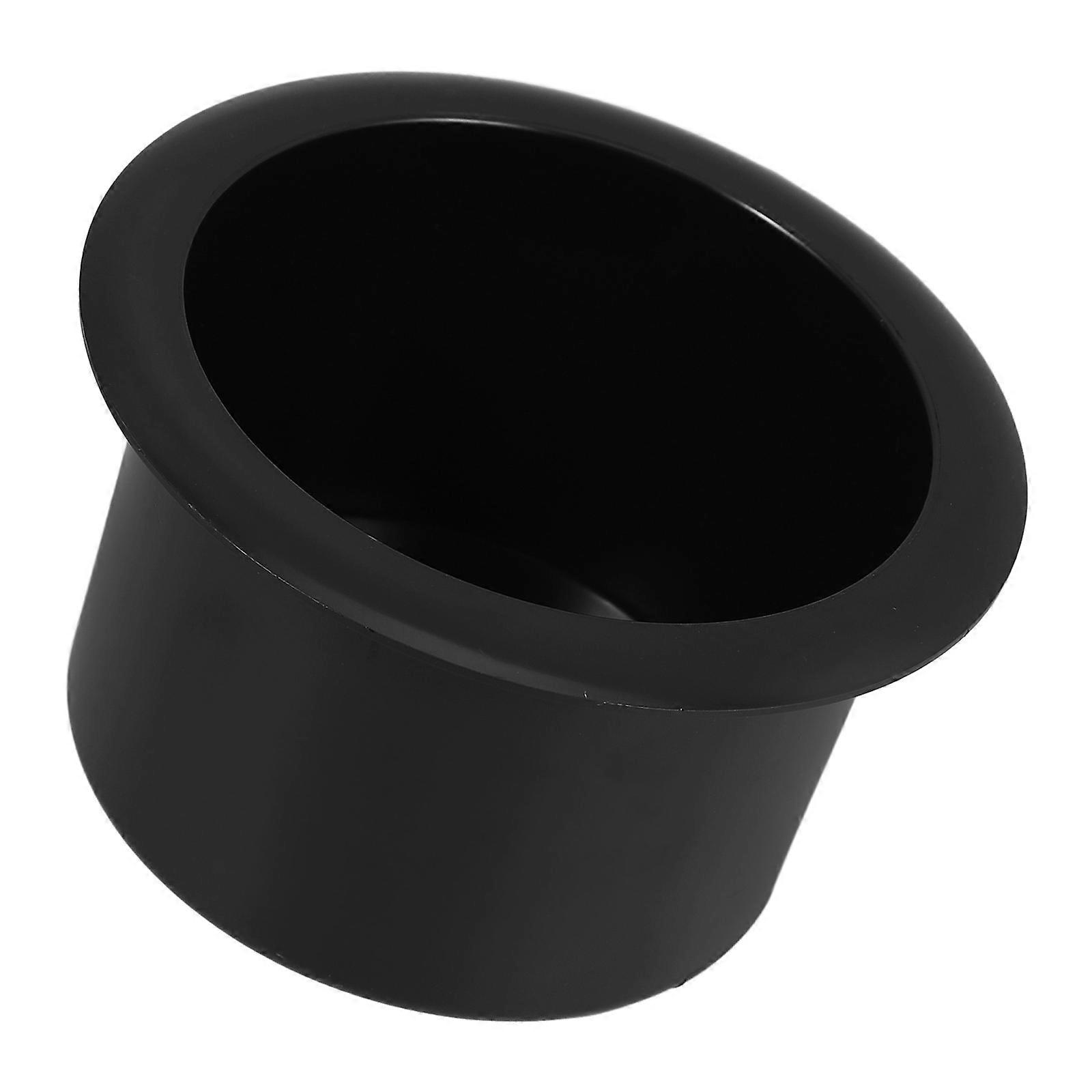 Cup Holder Replacement for Home Use and Outdoor Adventures Made of Black Abs for Space Saving 1Pcs