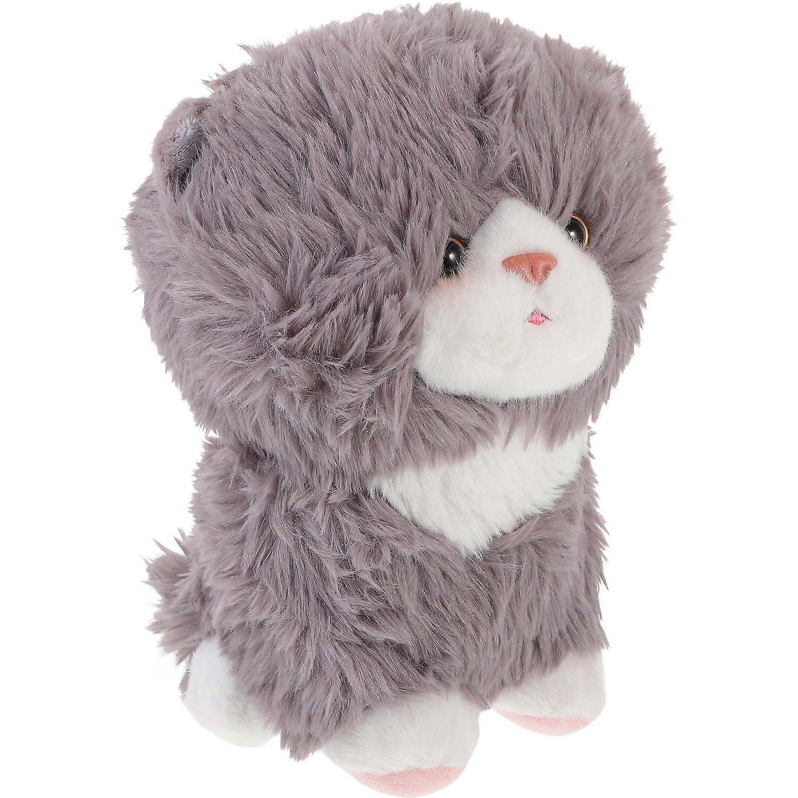 Kids Plush Toy Plush Cat Toy with 3Pcs Soft Stuffed Animals