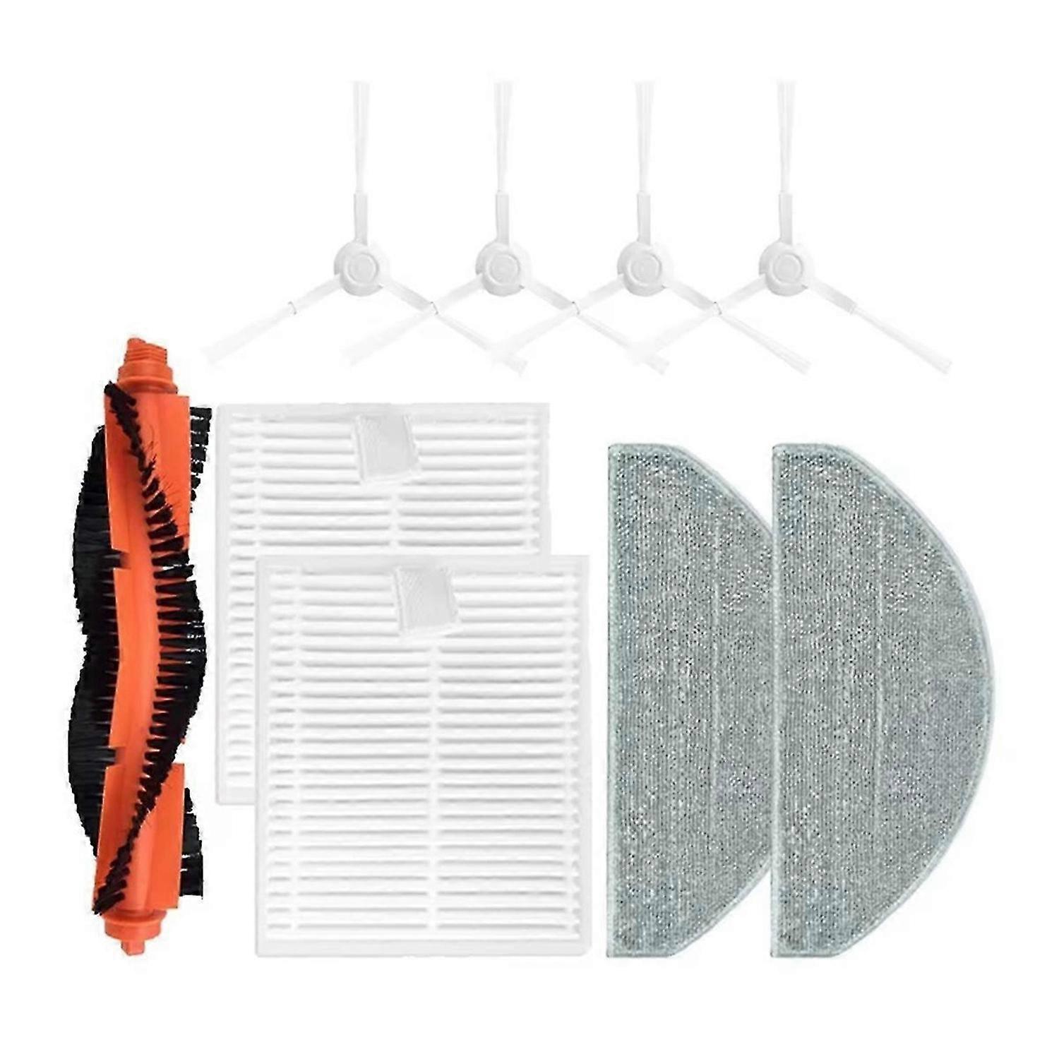 For Robot Vacuum S20 / D106 Sweeper Cleaner Parts Roller Side Brush Hepa Filter Mop Cloth Rags Acces