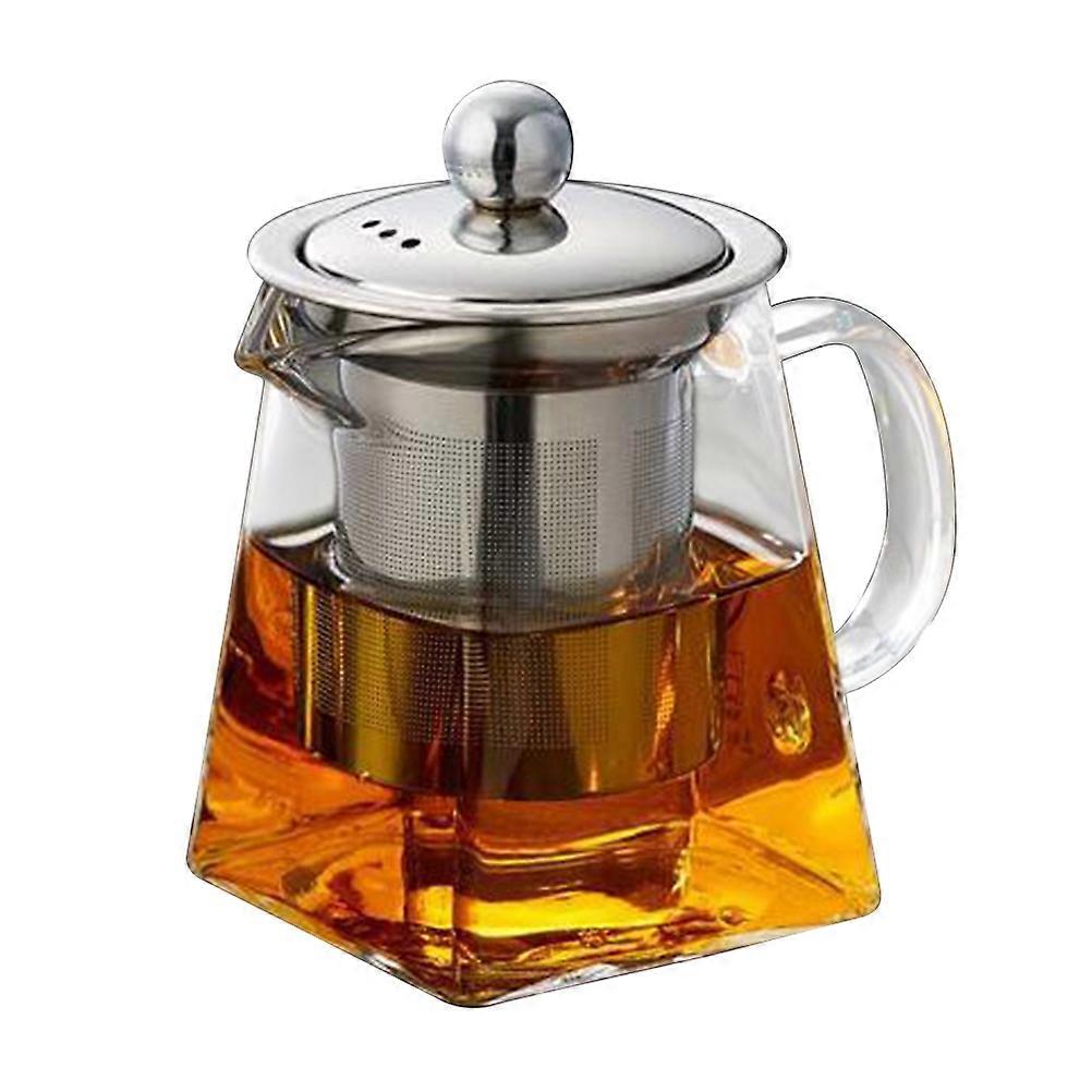 Clear Glass Tea Pot with Heat Resistant Function and 550ml Volume