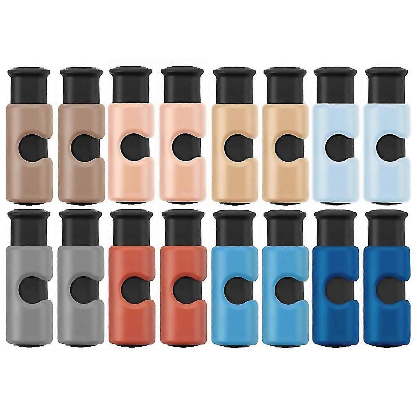 For 16pcs Plastic Food Bag Clips For Snack Storage