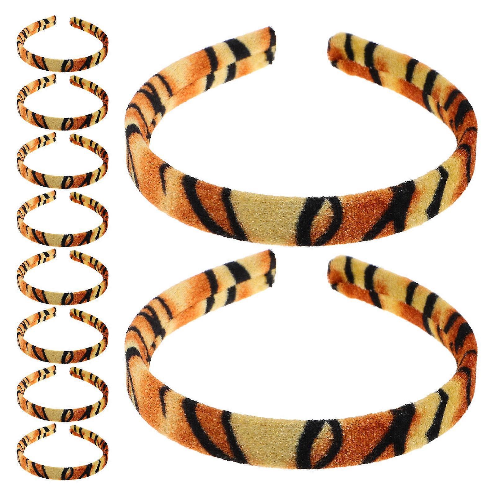 Animal Print Headband for DIY Holiday Use 50Pcs Boho Style Fabric Headbands