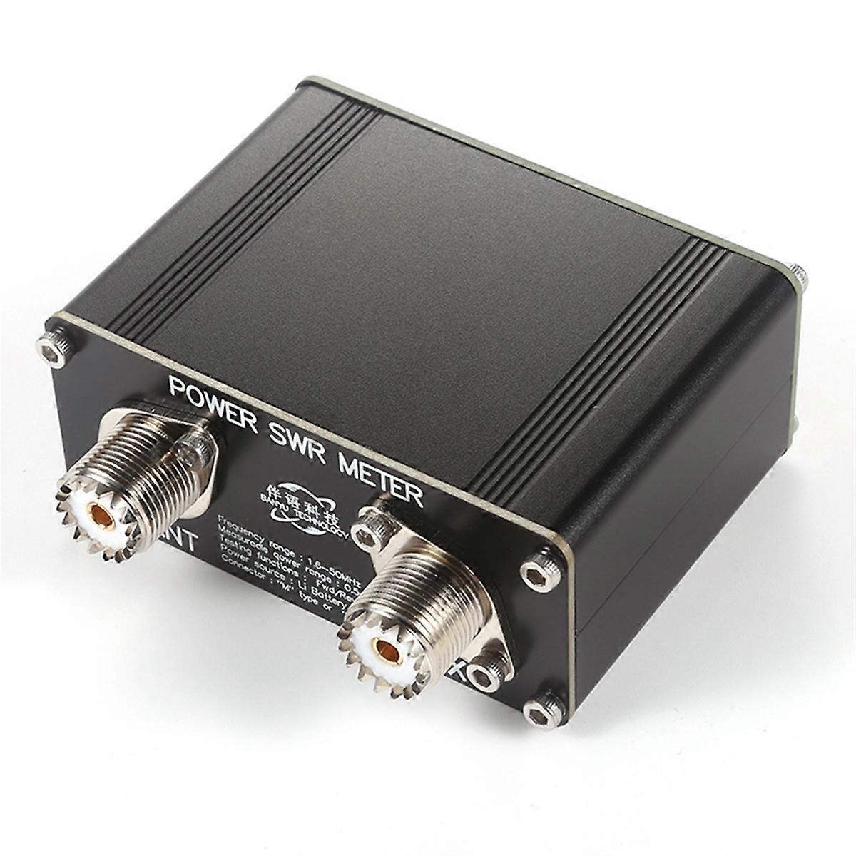 SWR Power Meter 1.6-50MHz 150W SWR HF Shortwave Standing Wave Meter