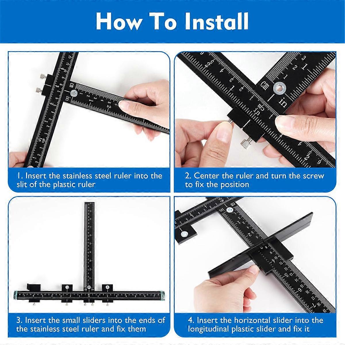 Cabinet Hardware Jig,Punch Locator, for Installation Of Handles Knobs