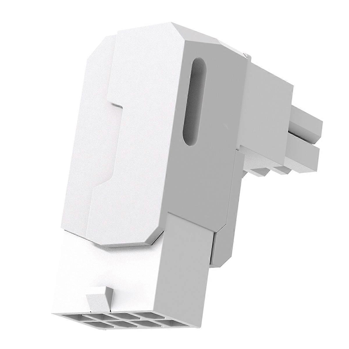 8 Pin PCIe GPU Power Adapter 90 Degree Angled Connector Aluminum Case for Desktop Graphics Card