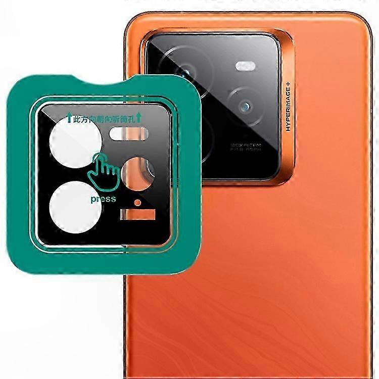 Tempered Glass Camera Lens Protector with Self-Positioning Frame for GT 7 Pro 5G, Black