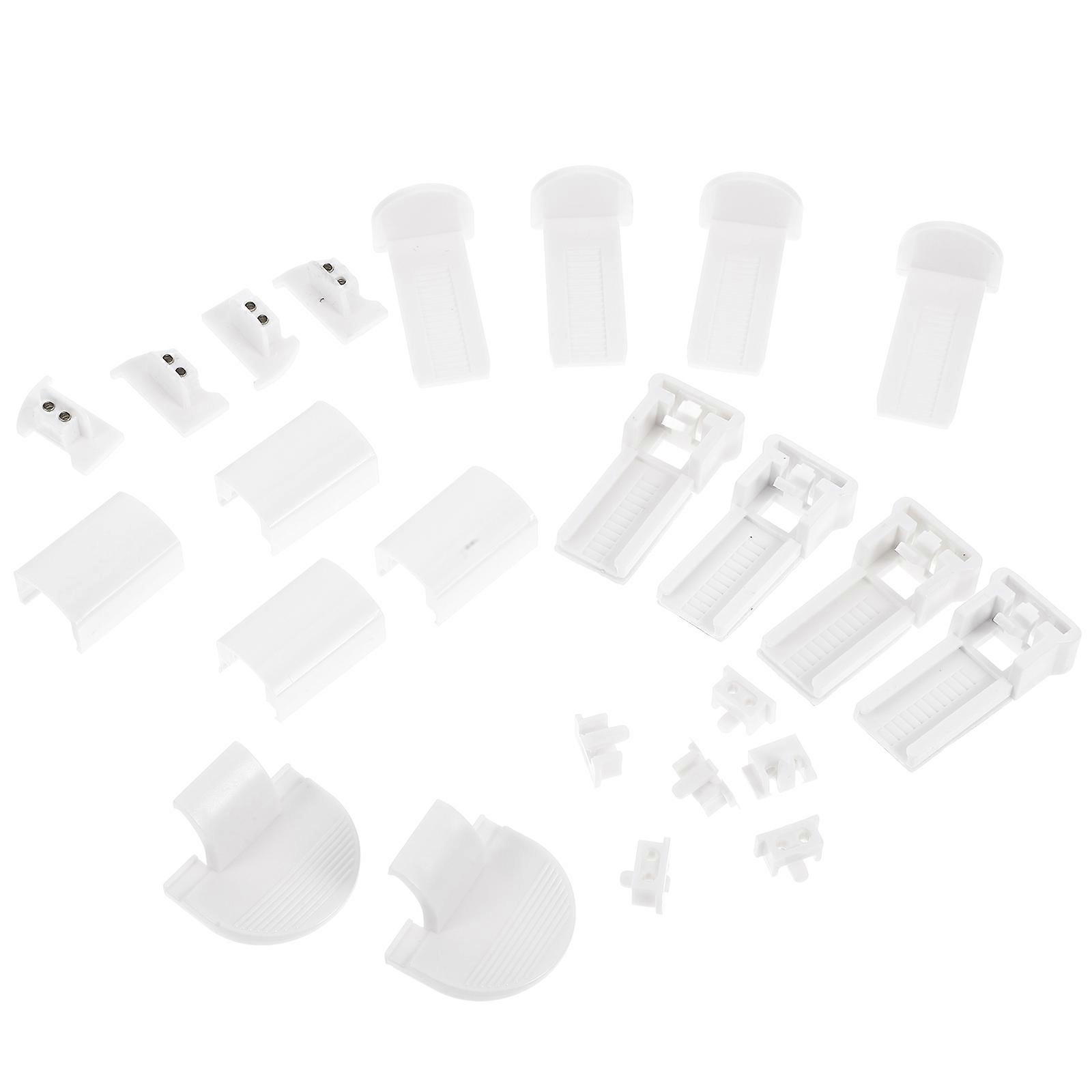 Shade Bracket for 72Pcs Pleated Blinds Easy Install with White ABS