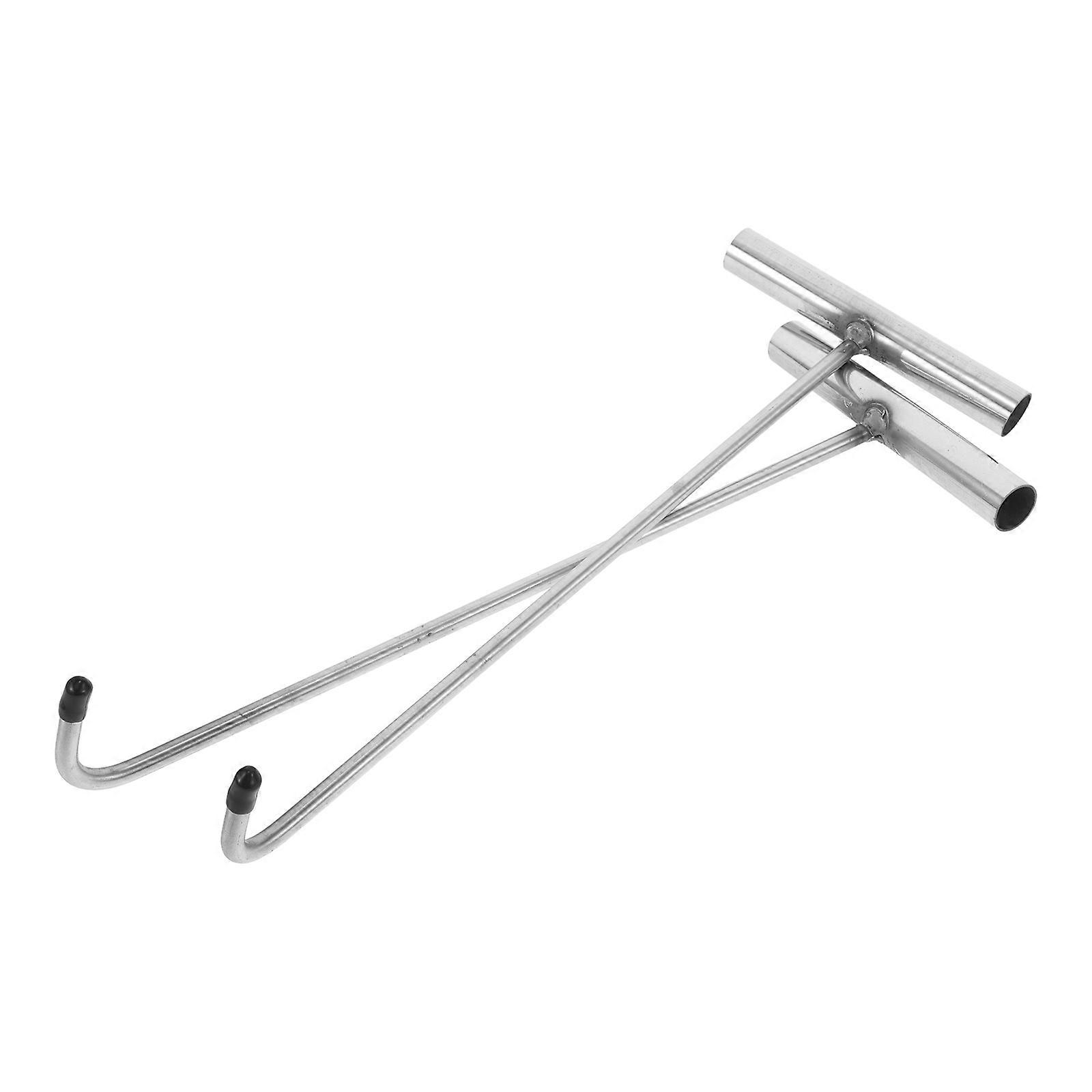 Manhole Cover Lifting Hook Stainless Steel for Lifting 8Pcs Practical Tool
