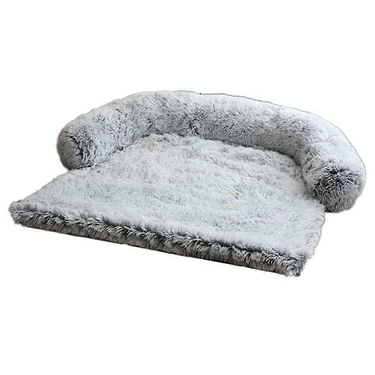 Dog Bed Soft Plush Dog Mat for Sofa Couch Pet Furniture Protector, A