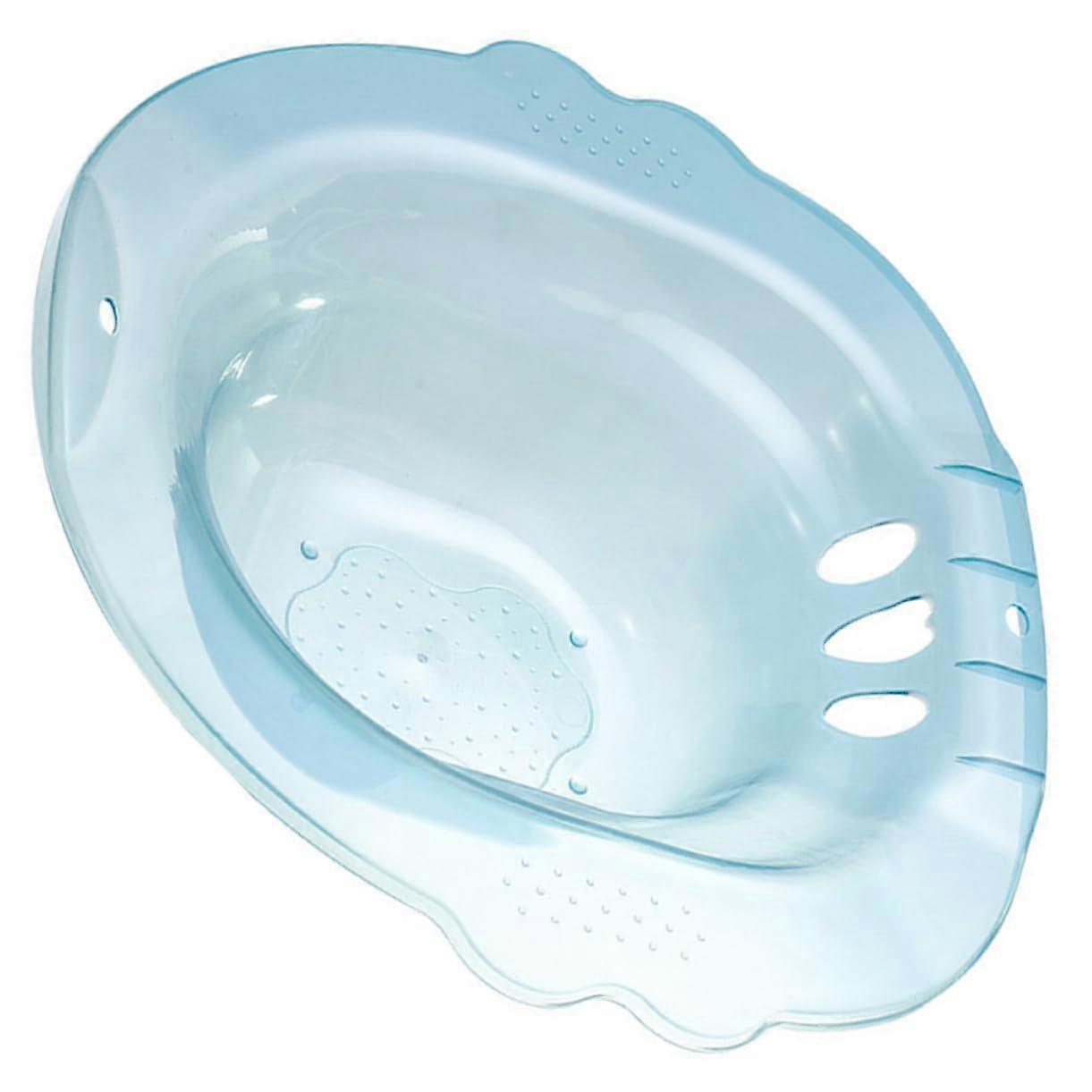 Plastic Sitz Bath Basin Thickened Durable For Pregnant Women And Elderly Ergonomic Deep Soaking Tub With Wide Sides