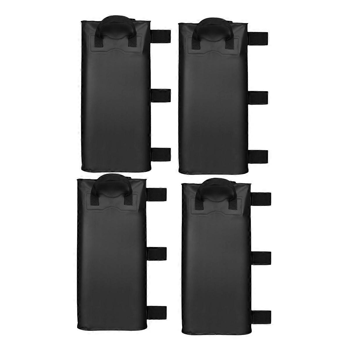 4pack Canopy Water Weights Bag,Gazebos Tent Water Weights Set, Black