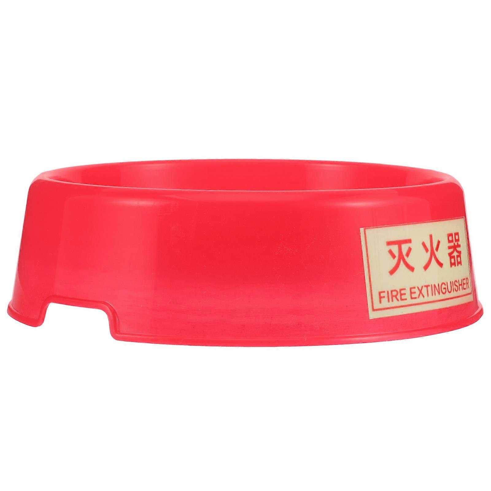 4Pcs Red Car Fire Extinguisher Base With Luminous Design For Emergency Car Storage And Effective Organizing