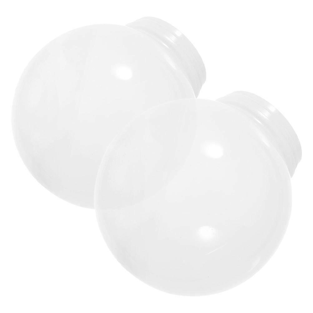 Functional Ceiling Globe Lamp Shade Acrylic Replacement For Wall Light And Pendant Lamp With Fine Texture And Protection Capability 8 Pcs