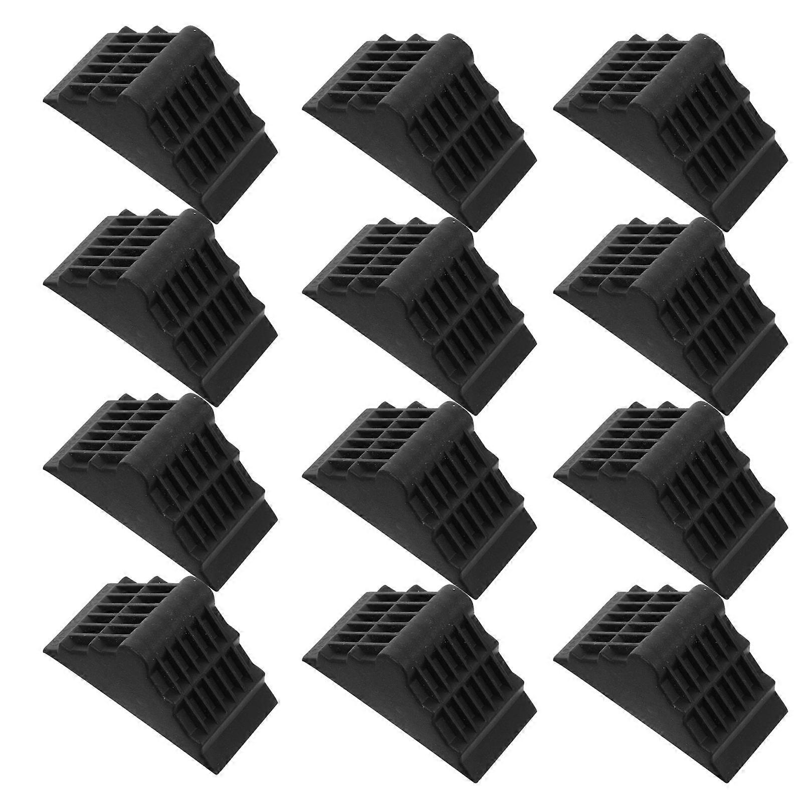 Photo Frame Corner Guards For Home And Kindergarten Child Safety 200 Pcs Black PE PP Ideal For Shock Absorption