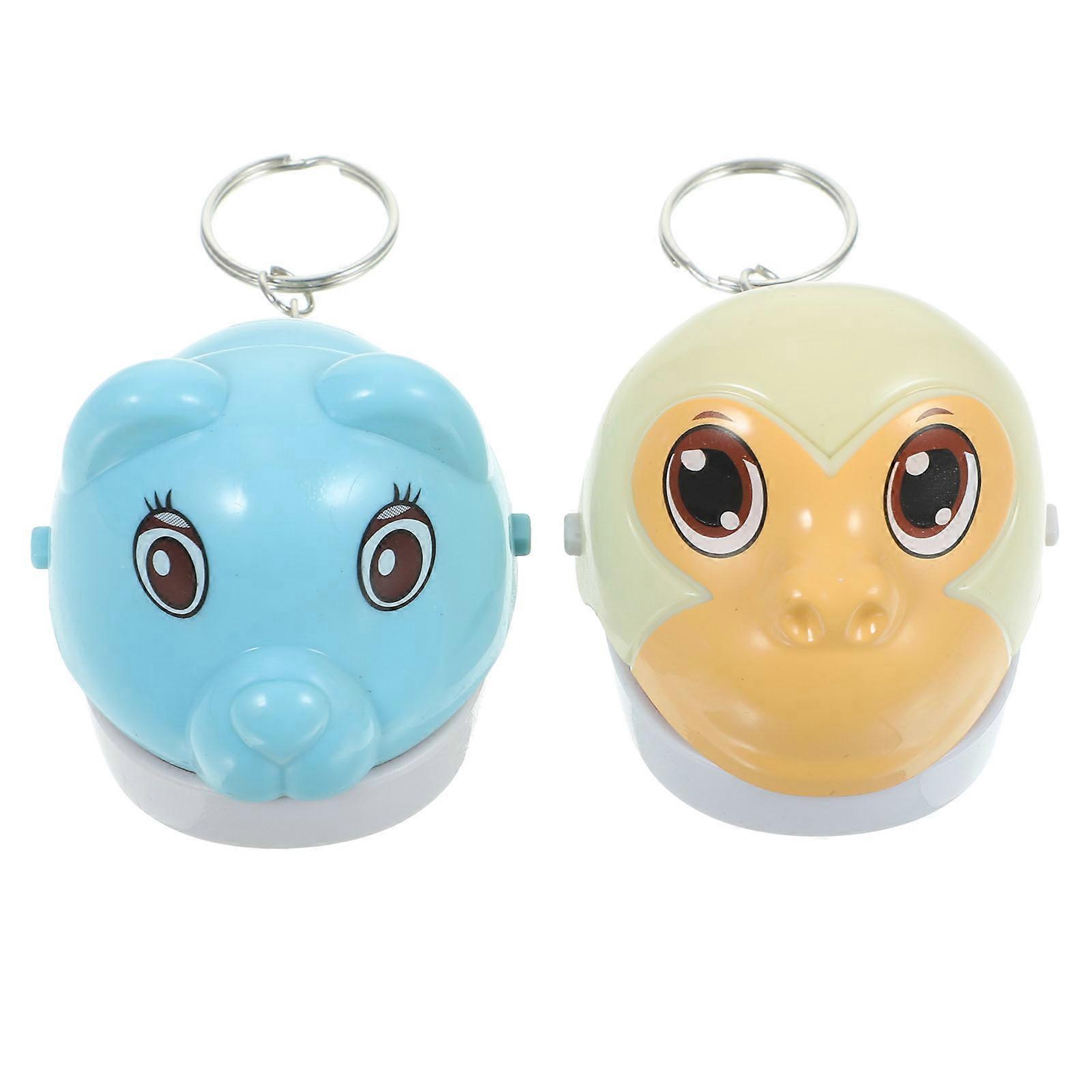 Animal Shape Teeth Game Toy Keychain Ideal For Kids And Toddlers Creative Finger Toy Fun Perfect For Family Gatherings 6 Pcs