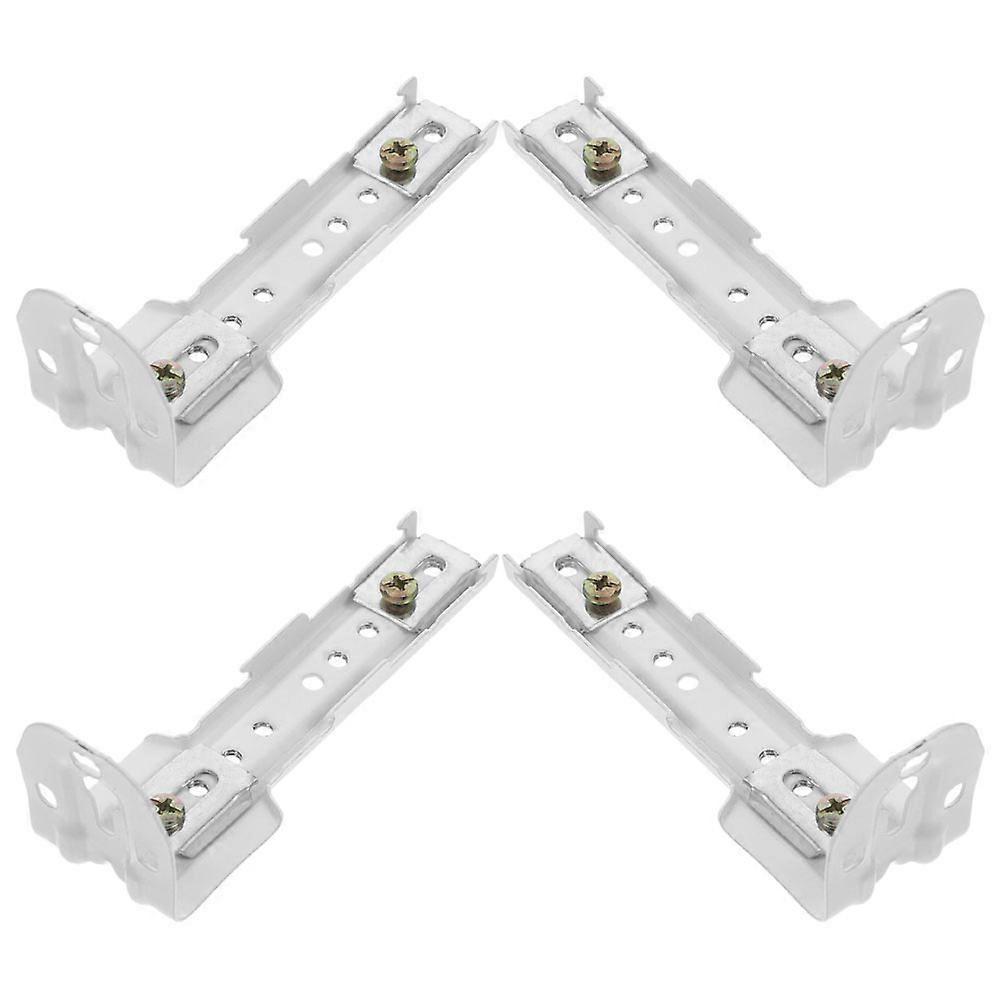 Double Curtain Track Wall Mount Brackets 20 Pcs Modern Style For Bedroom Support Easy Installation