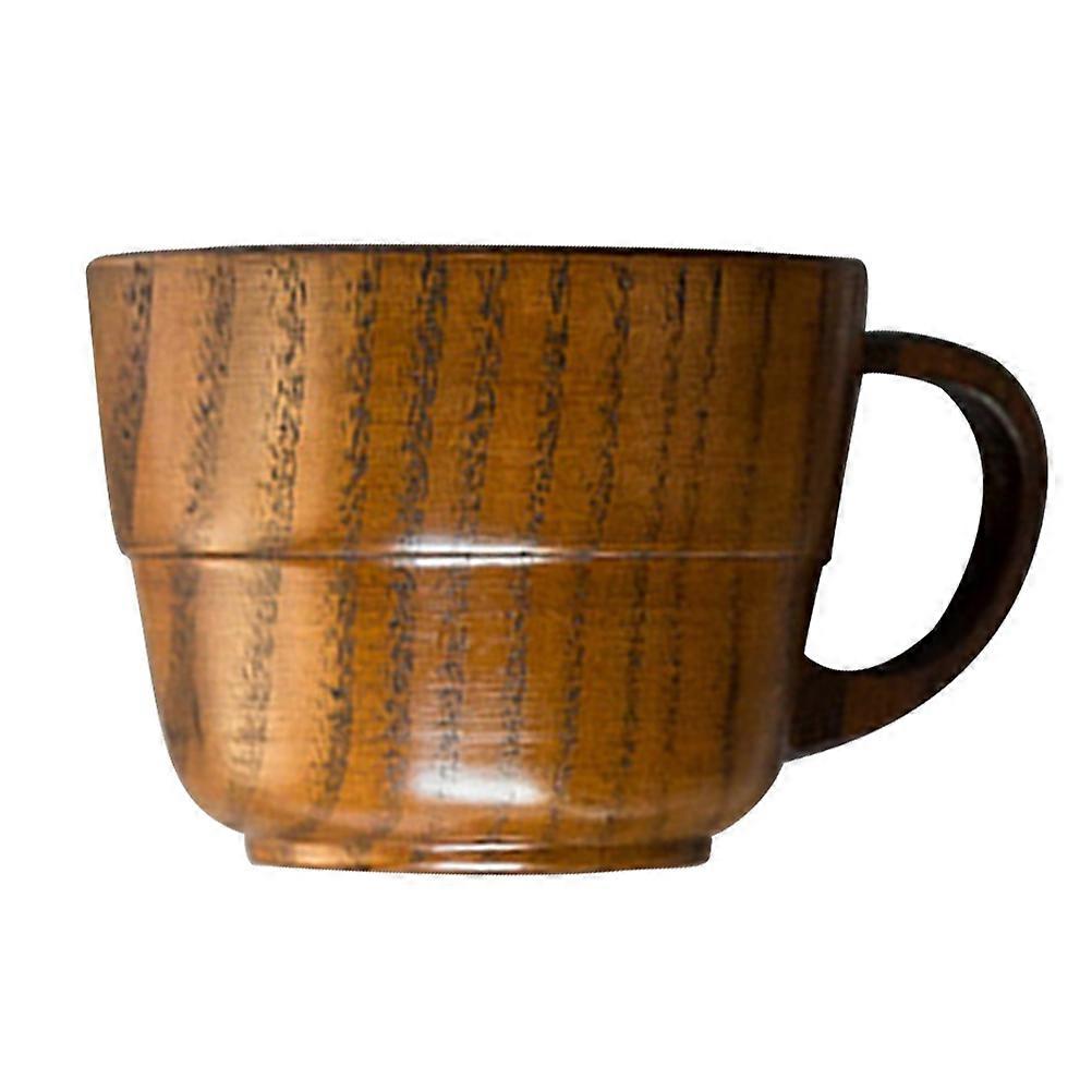 5Pcs Multi Colored Wooden Teacup Retro Drinking Mug Handmade Elegant For Tea Use Smooth Edges