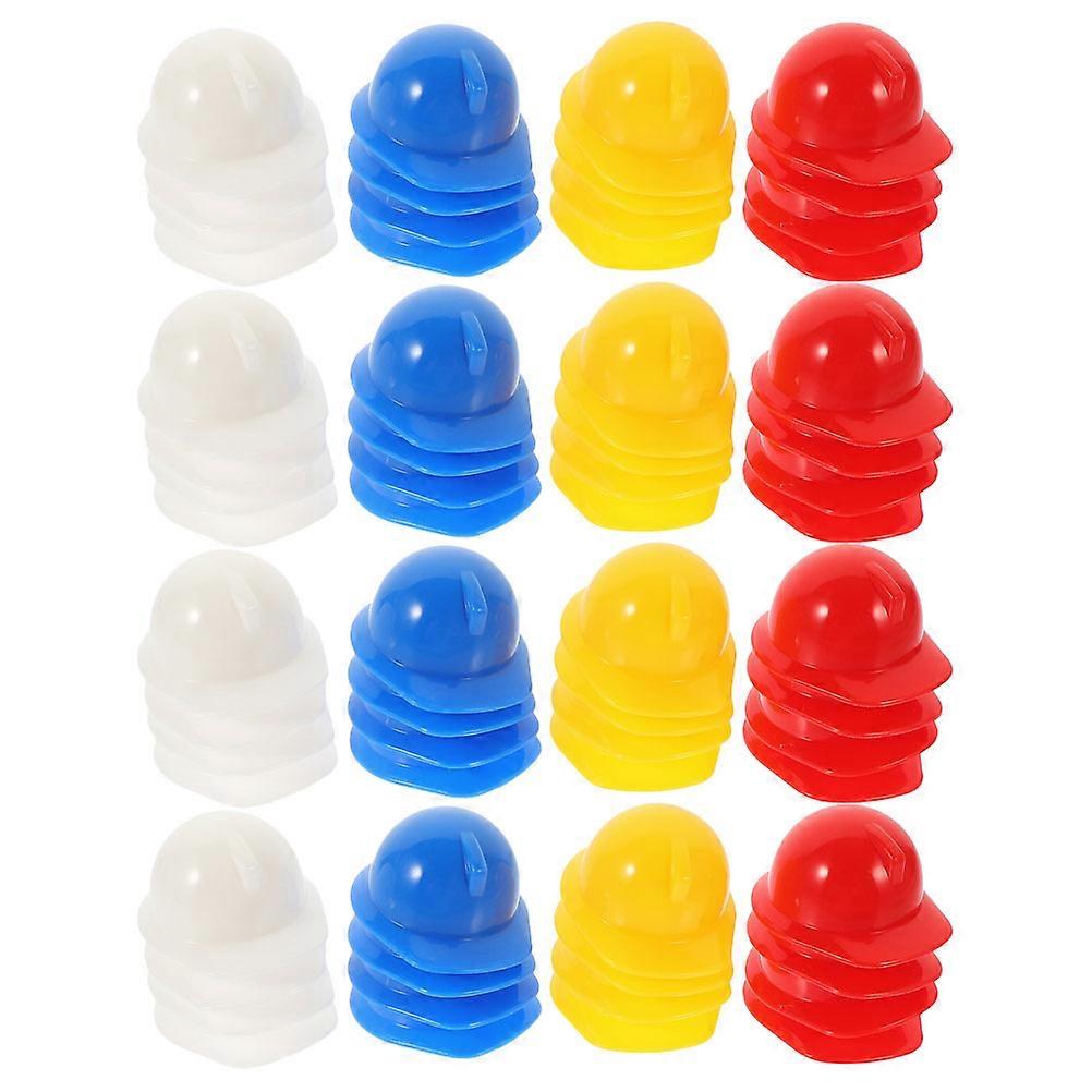 Mini Safety Plastic Mini Construction Hats for Decor 240 Pieces