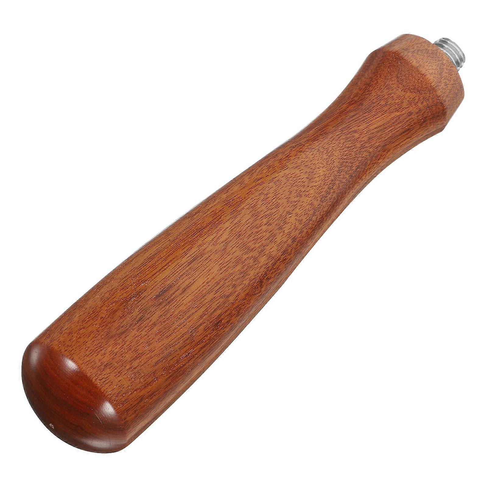 Replacement Coffee Bottomless Portafilter Handle 2Pcs Wood and Metal Handles
