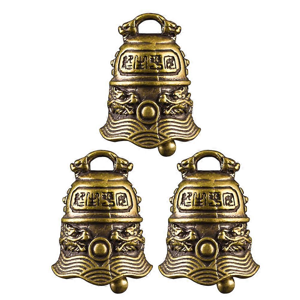 Unique Shape Bell Hanging Decor Brass Pendant for Hanging 6Pcs Set
