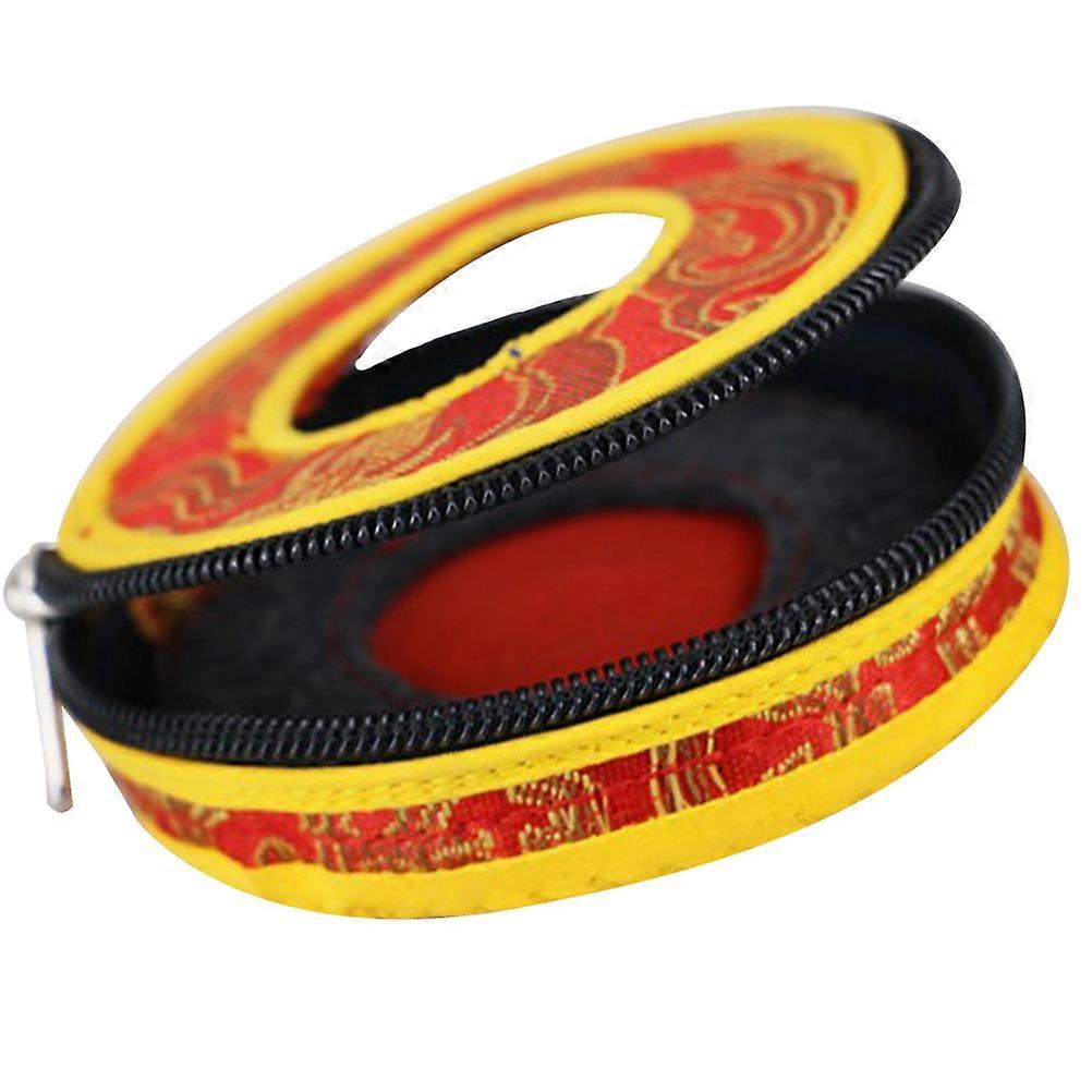 Buddhist Bell Box Hand Touch Bell Sleeve Set 5Pcs for Safe Storage