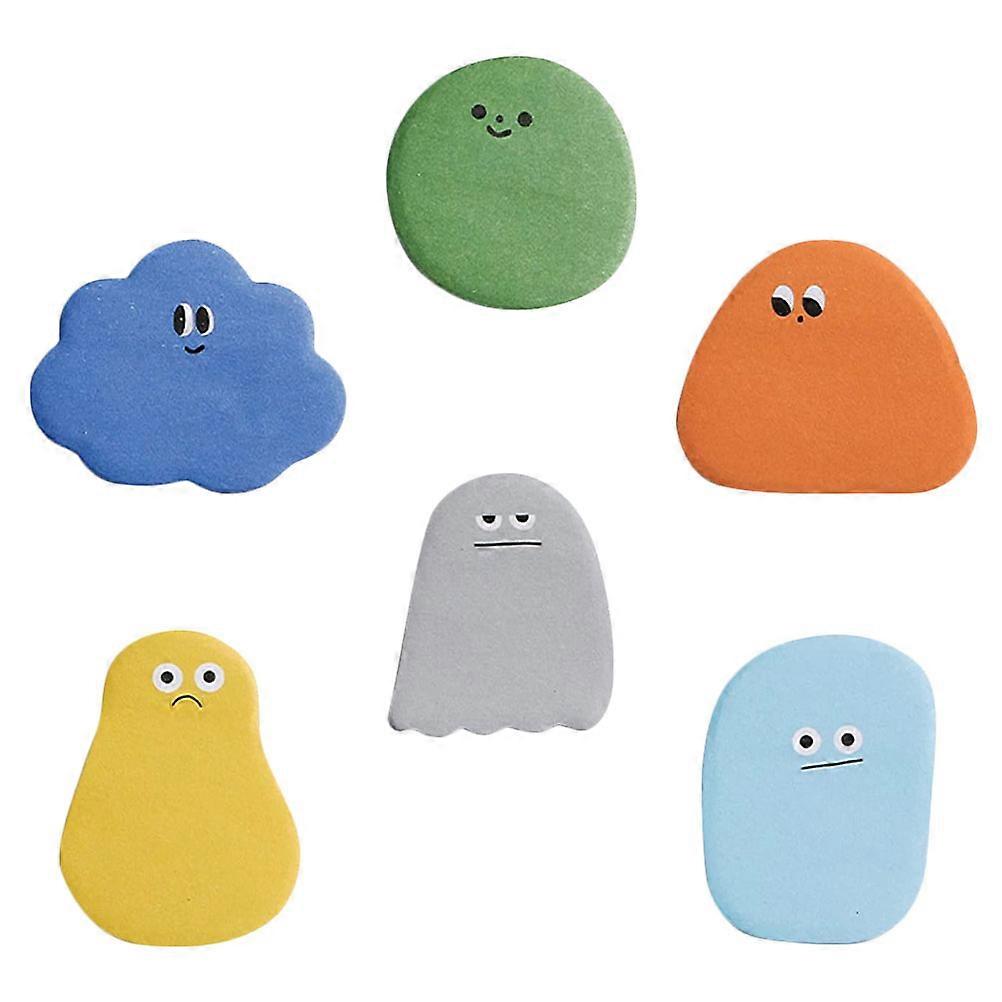 Shaped Memo Decals Lovely Memo Notes for Office 4Pcs 6 Bags Bundle