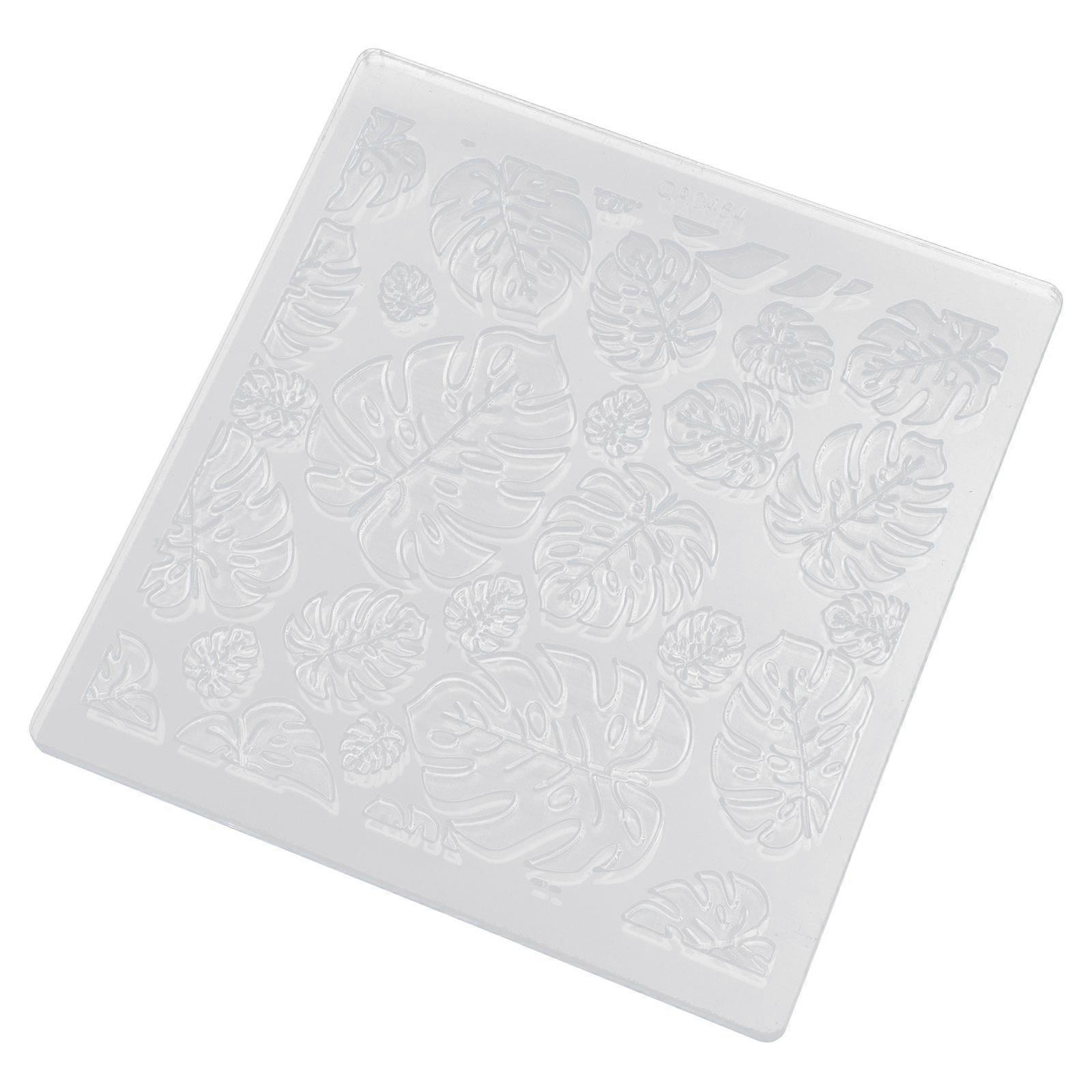 Cake Impression Mat Fondant Mold for Decor with Leaf Pattern Cake Mold
