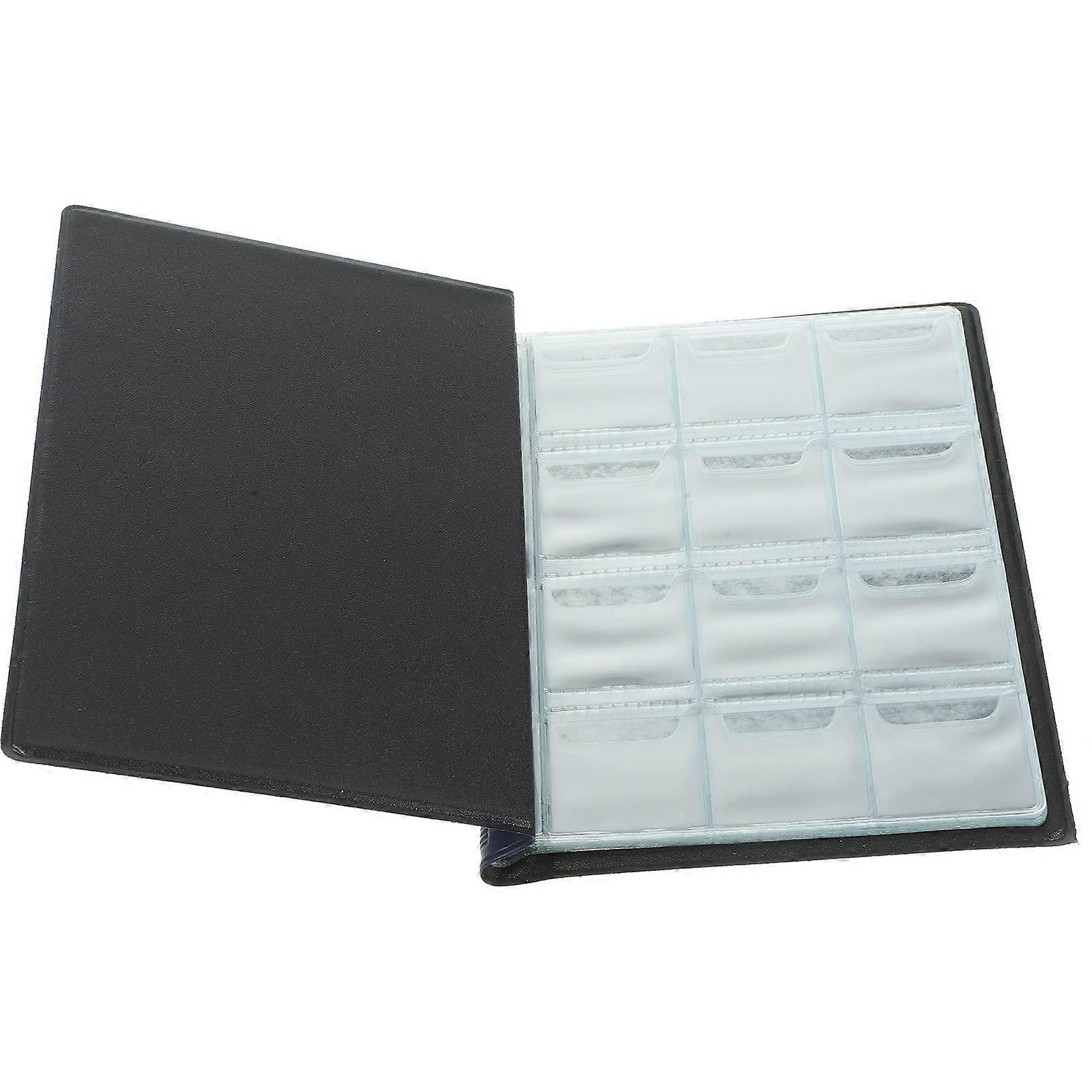 Coin Storage Book Organizer 3Pcs for Collection with PU Material