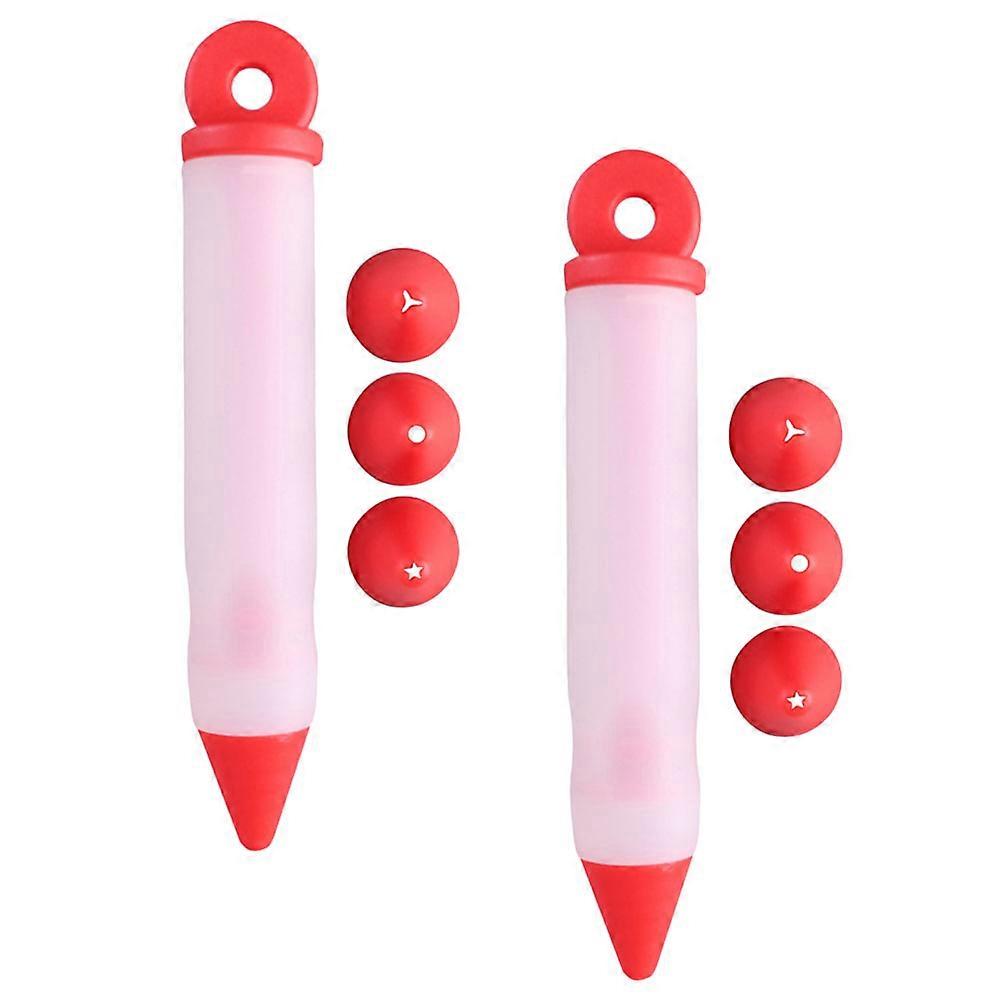 Silicone Decorating Pens Cake Tool for Decorating 4Sets Included