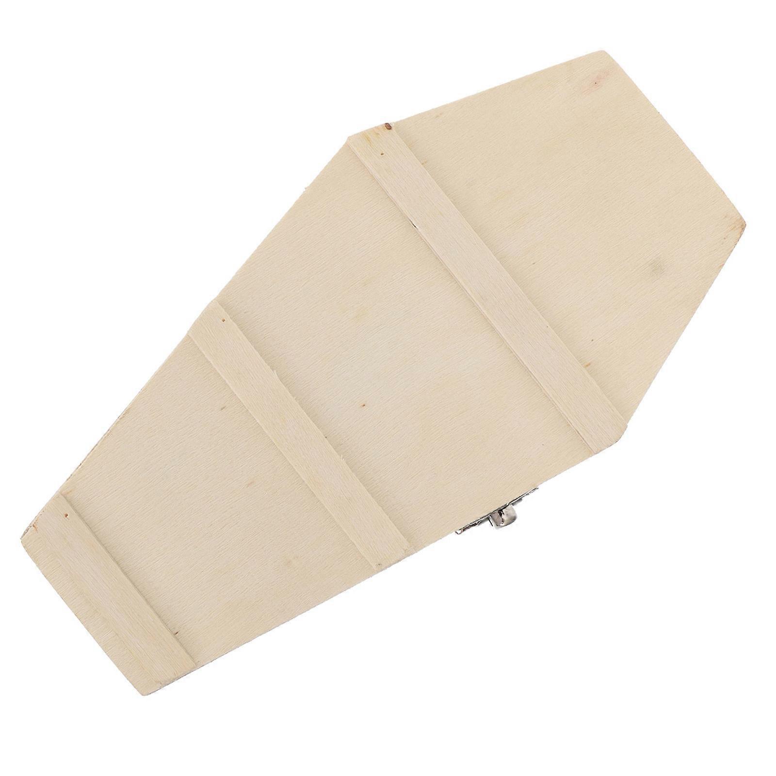 Halloween Coffin Candy Box for Storage Use 8Pcs Wooden Storage Boxes