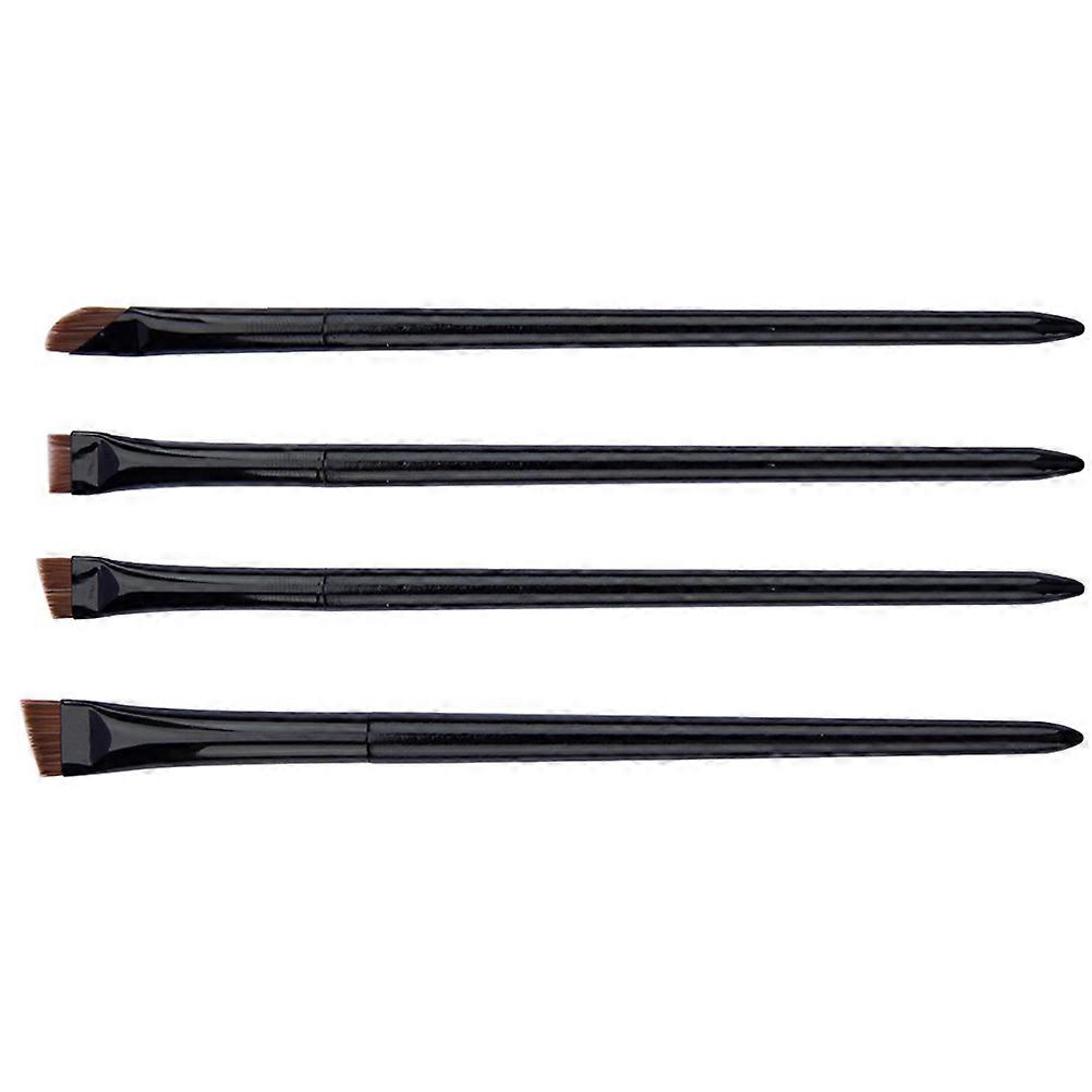 Black Eyeliner Brush Set for Makeup Eyeshadow Application 5Sets