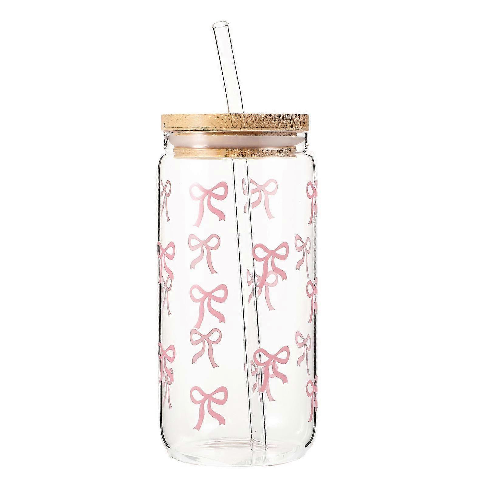 Hier ist eine raffinierte und ansprechende Produktbeschreibung für Ihren **Glasbecher mit großem Fassungsvermögen mit Deckel und Strohhalm**, perfekt für Marketing oder E-Commerce