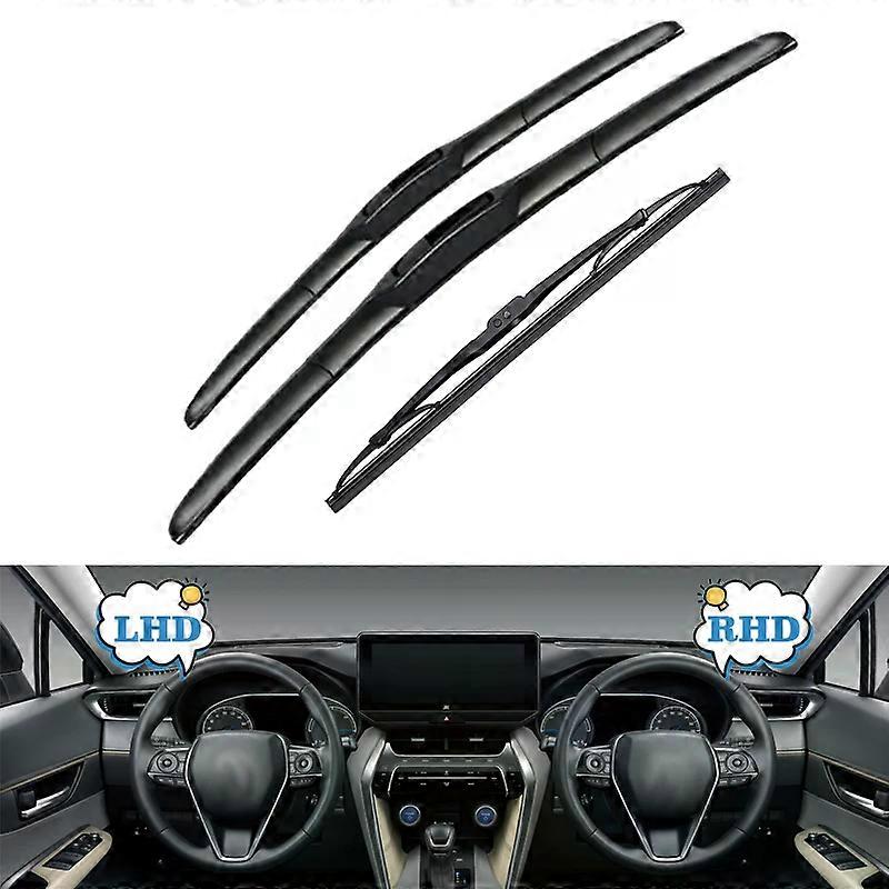 Applies to Wiper Blades For Honda CR-V CR V CRV 4th Gen RM Silicone 2012 - 2016 Front Rear Windshield Windscreen Window Accessories Refill