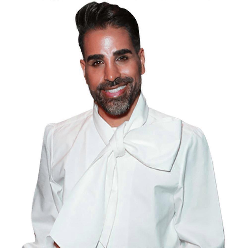 Ranj Singh (vit topp) halvkropps-kompisutklipp